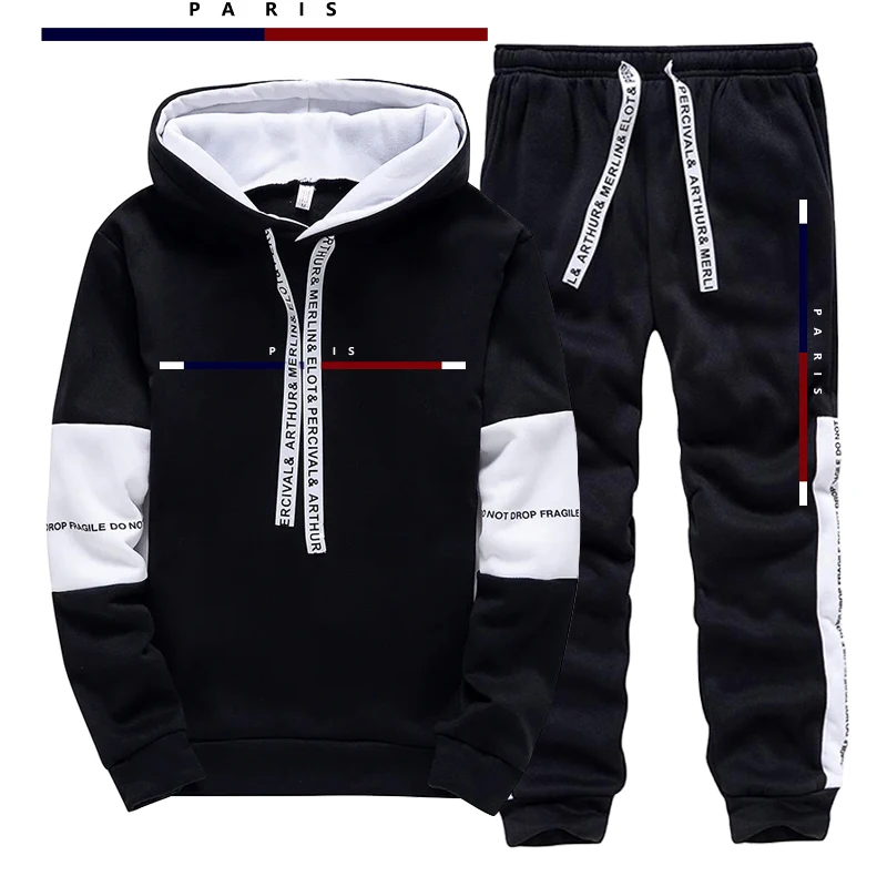 Paris Fashion Printed Men's Se - огляд і ціна Street Fashion Hoodie